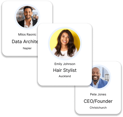 Professional networking and teamwork illustration